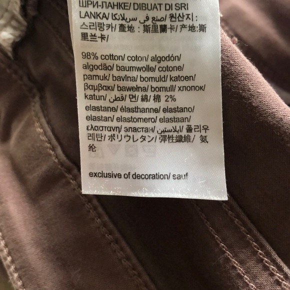 Calvin Klein Ankle Skinny Khaki Pants Sz 4 - Picture 10 of 11